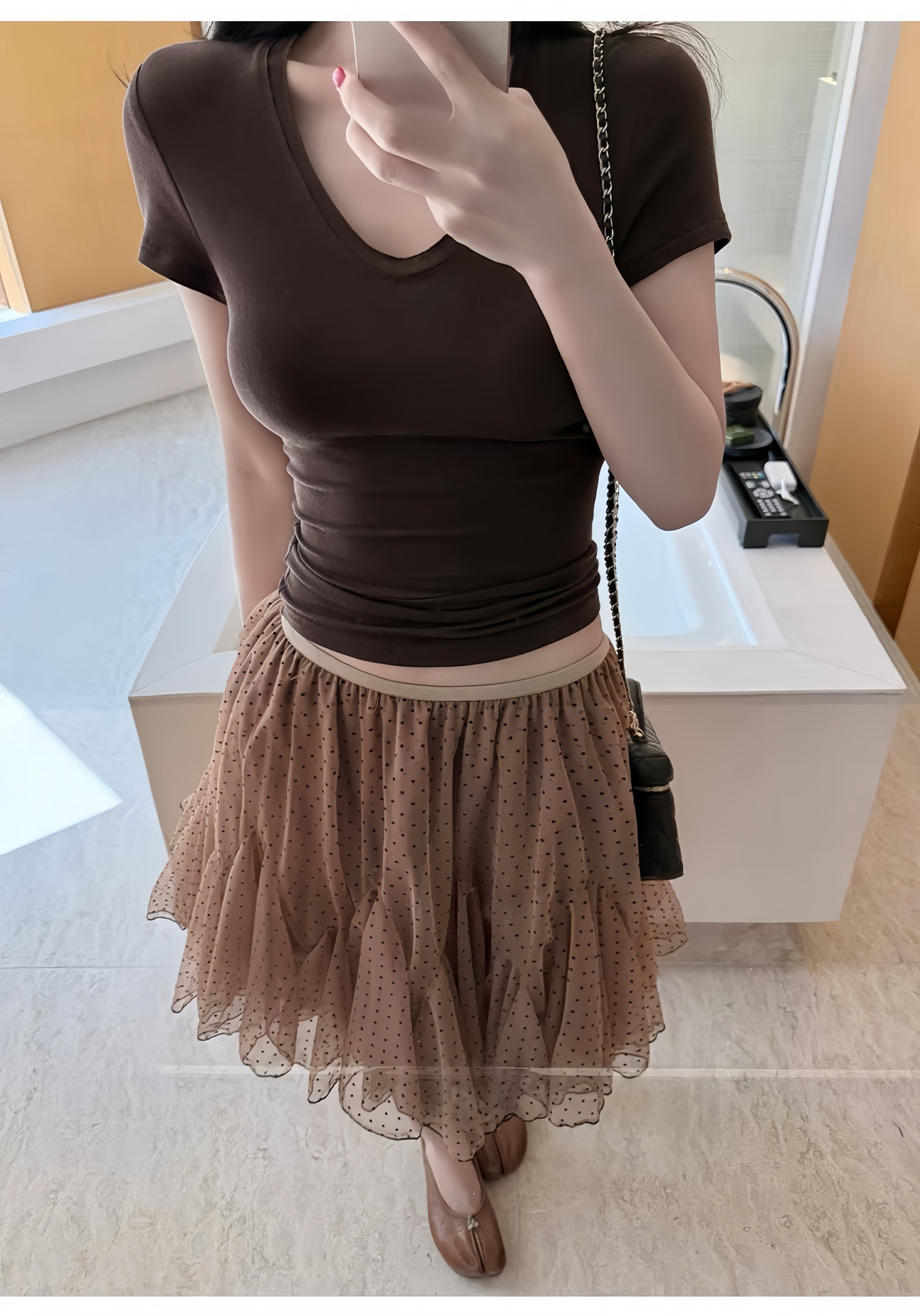 ✨ 深棕芭蕾风套装 ·